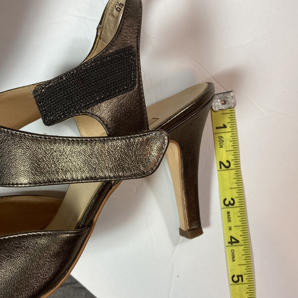 Paul Green Bronze Slingback, Pointed Toe - Picture 2 of 10